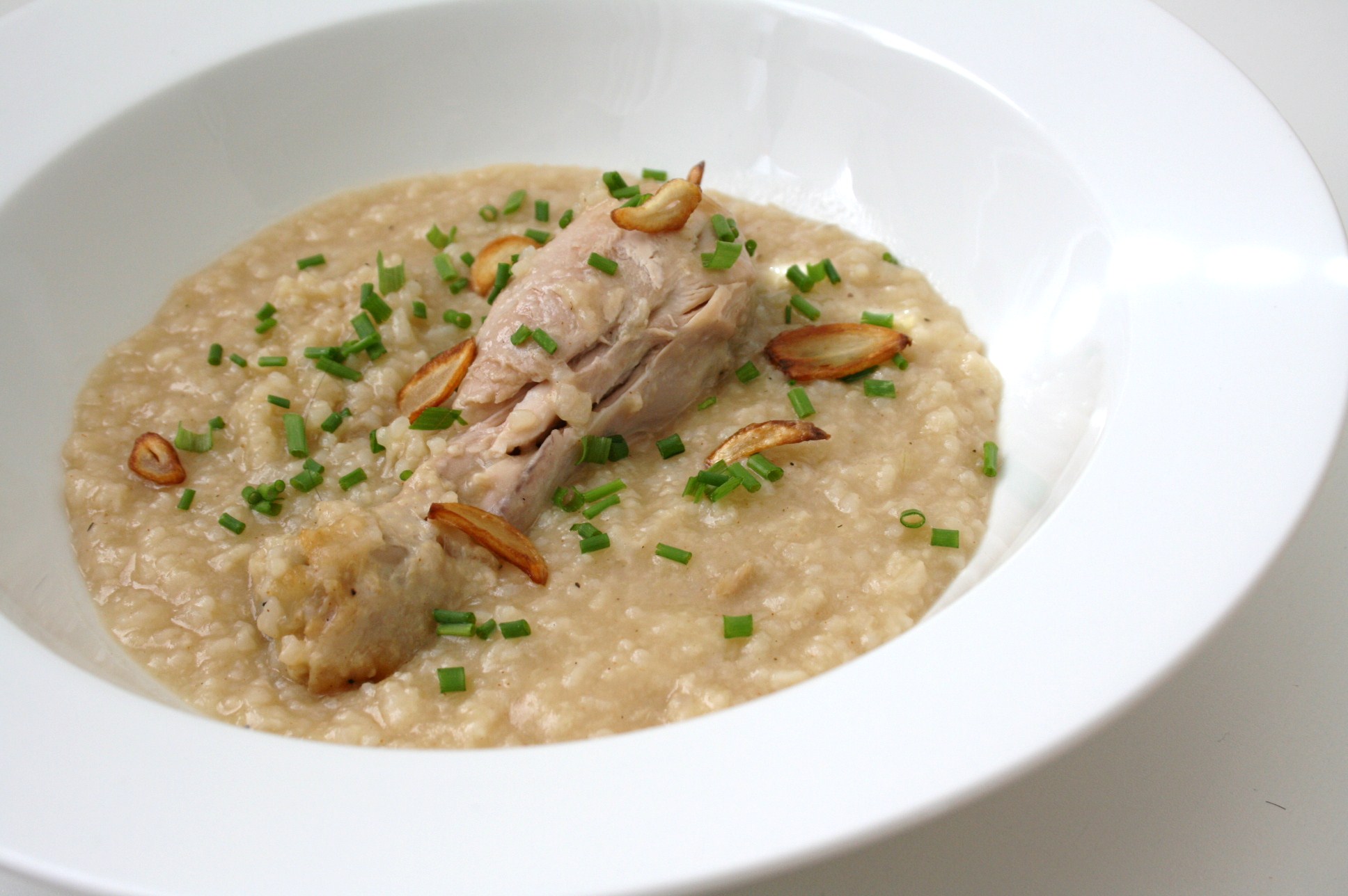 Filipino style Chicken Rice Porridge