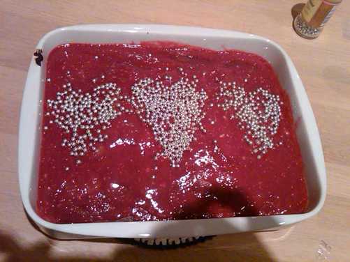 Impromptu White Chocolate Raspberry Cake