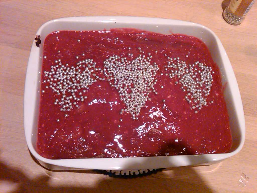 Impromptu White Chocolate Raspberry Cake