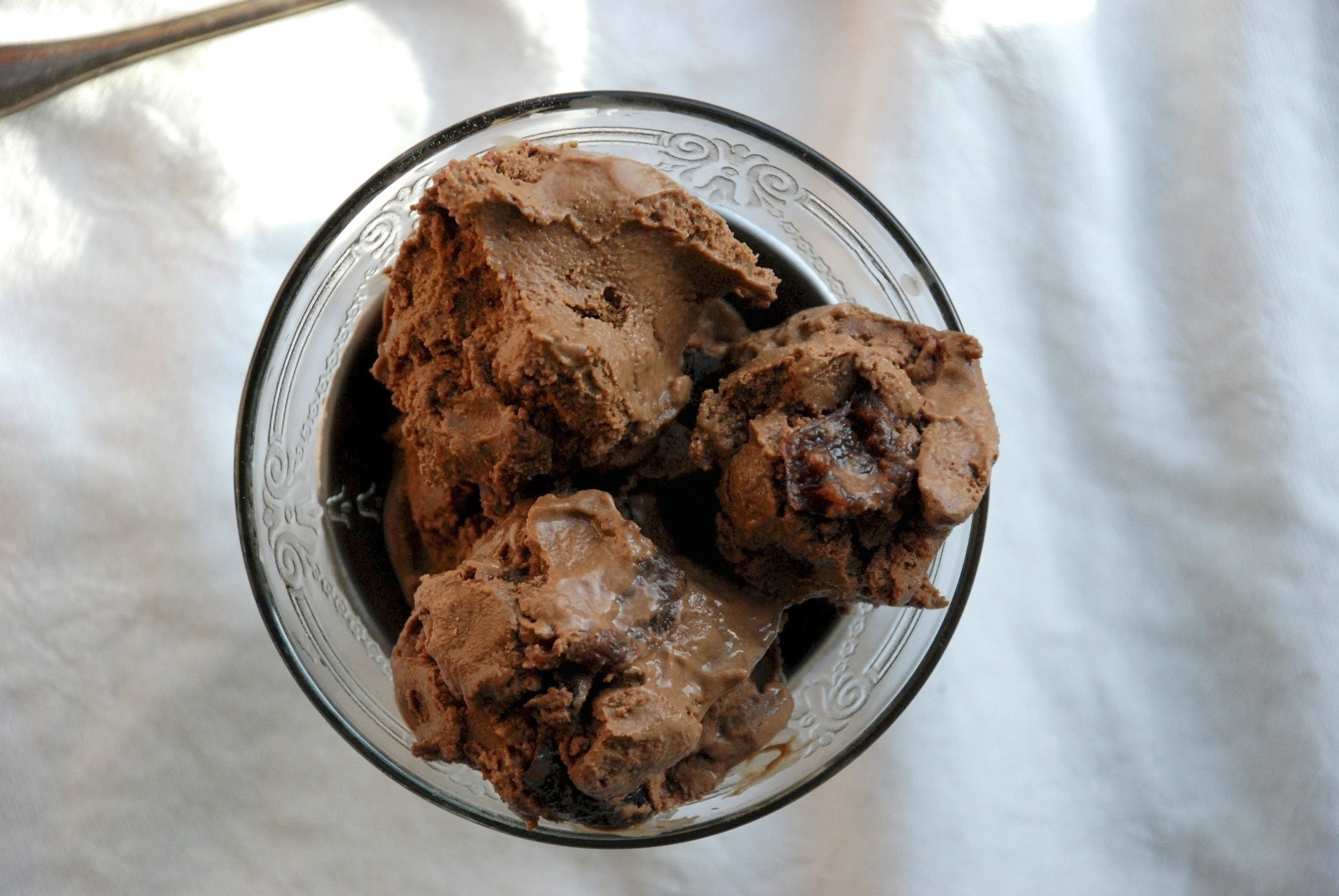 Cherry-and-Cinnamon Chocolate Ice Cream