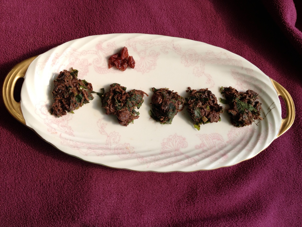 Chocolate Kale Clusters with Cumin & Cranberry, and Kids Version