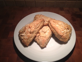 Honey Almond Spelt Scones