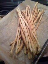 Rosemary Rye Grissini (Breadsticks)