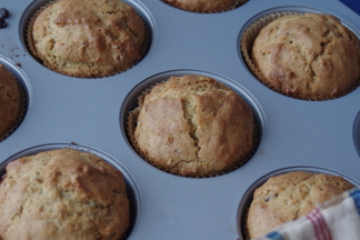 Super Kamut Dried Fruit Muffins (A case of serendipity and snowfall)