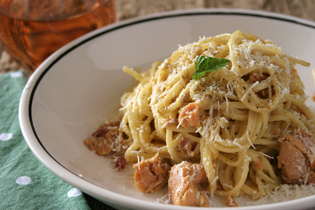 Smoked Salmon "Carbonara"