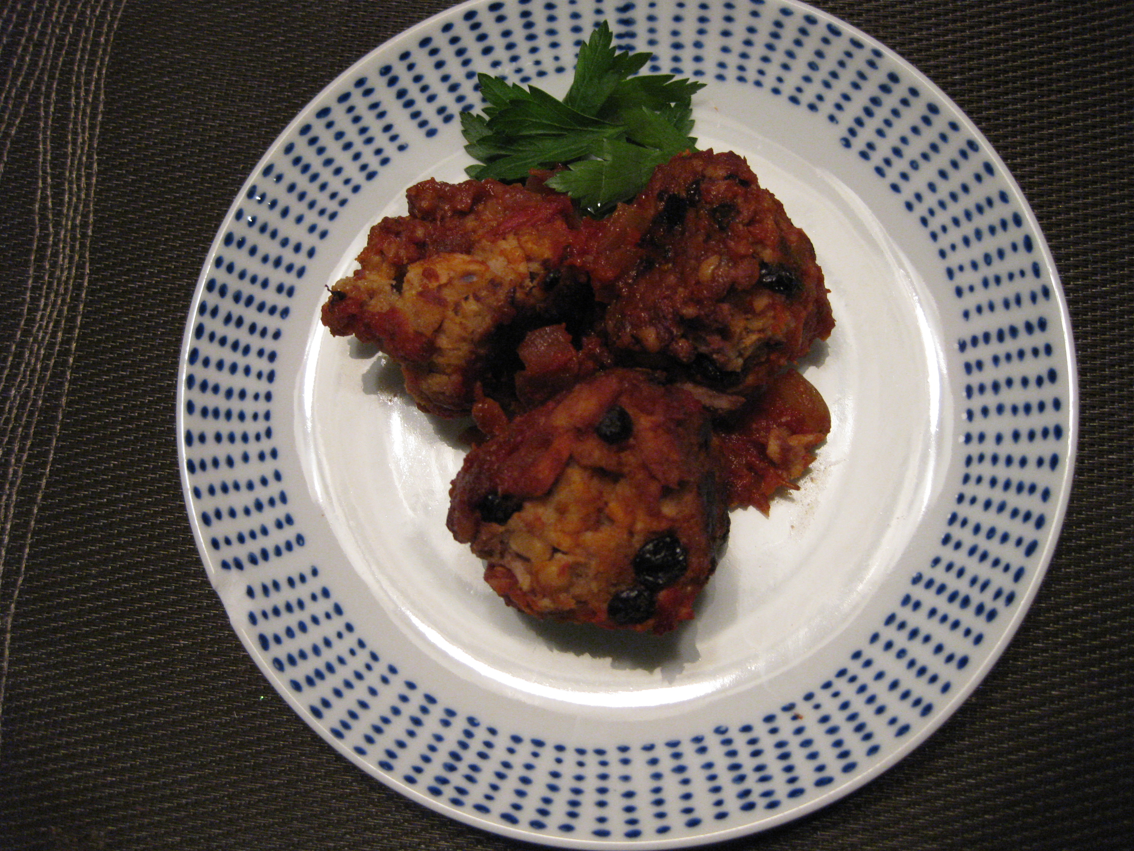 Sicilian Tuna Meatballs