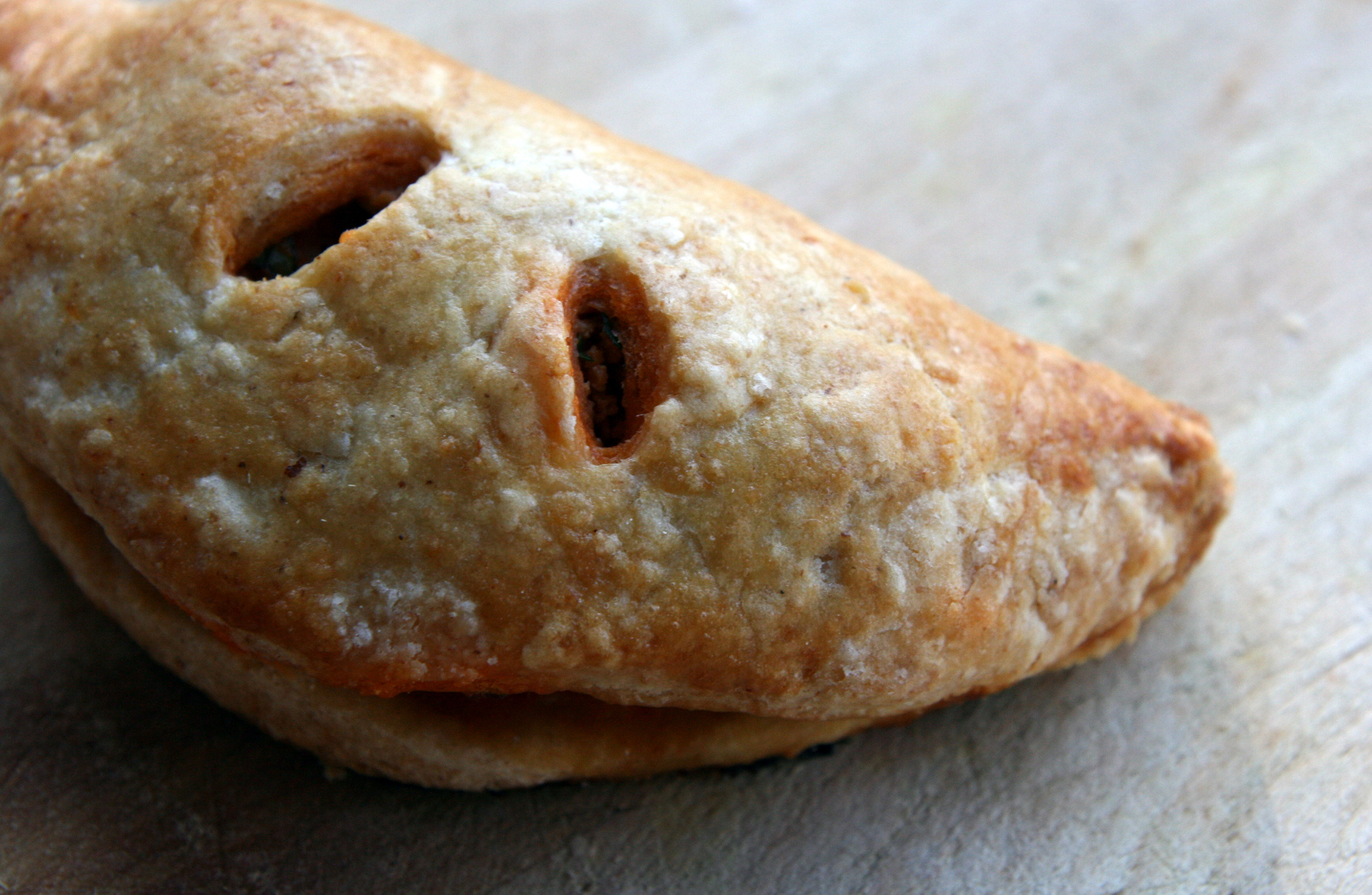 Smoky Tuna-Cauliflower Turnovers in an Orange-Scented Dough