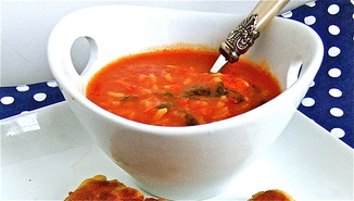 Tomato and Rice Soup 