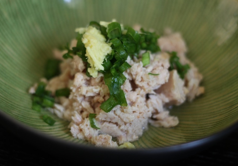 Tuna Salad with Ginger, Scallion & Wasabi