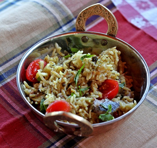Comfort Fish and Chickpea Pilaf