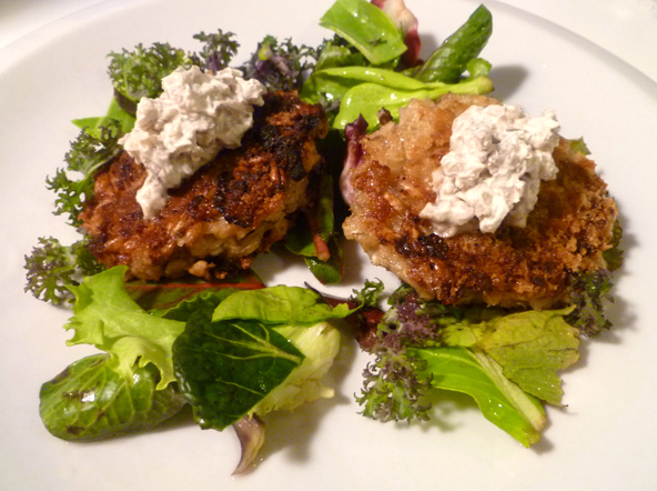 Salmon and Barley Cakes a la Julia