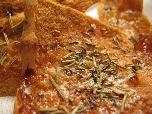 Rosemary Thyme Pita Chips