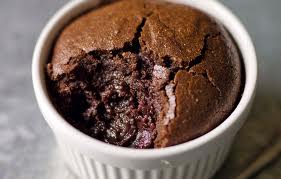 Gooey chocolate puddings