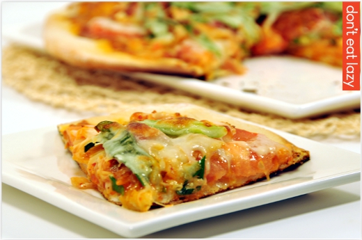 Bacon Kimchi Pizza