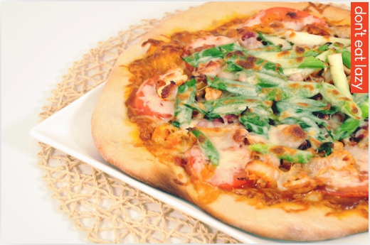 Bacon Kimchi Pizza