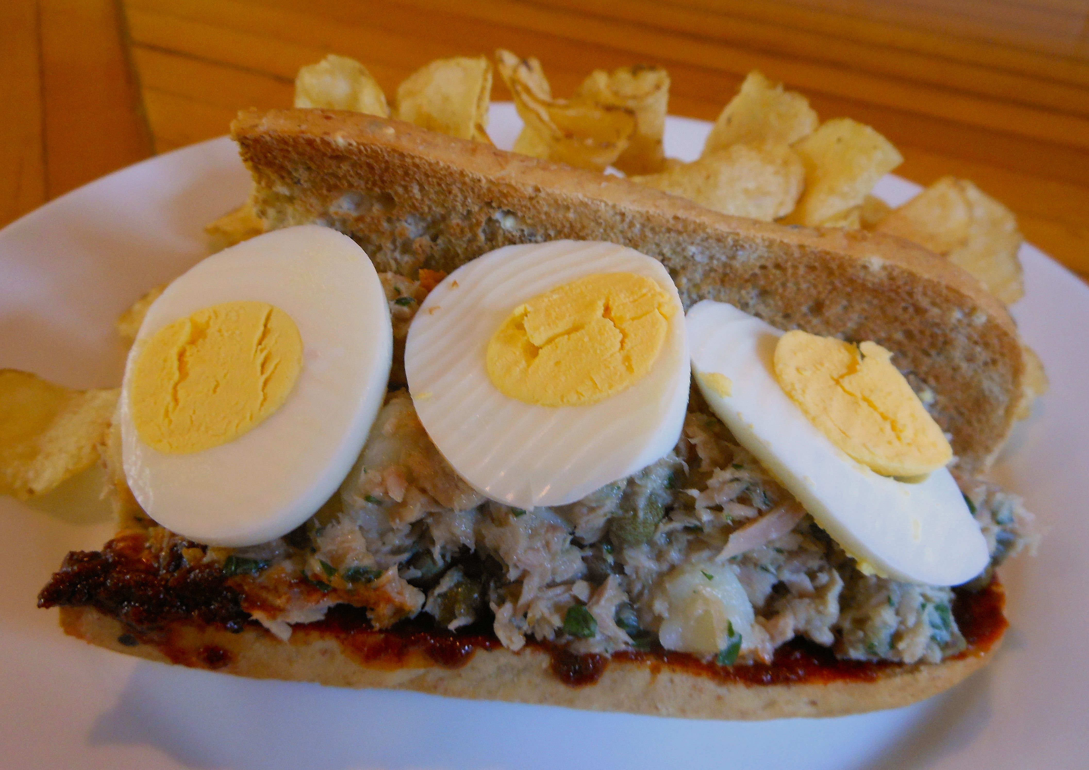 Tunisian Tuna Salad Sandwiches
