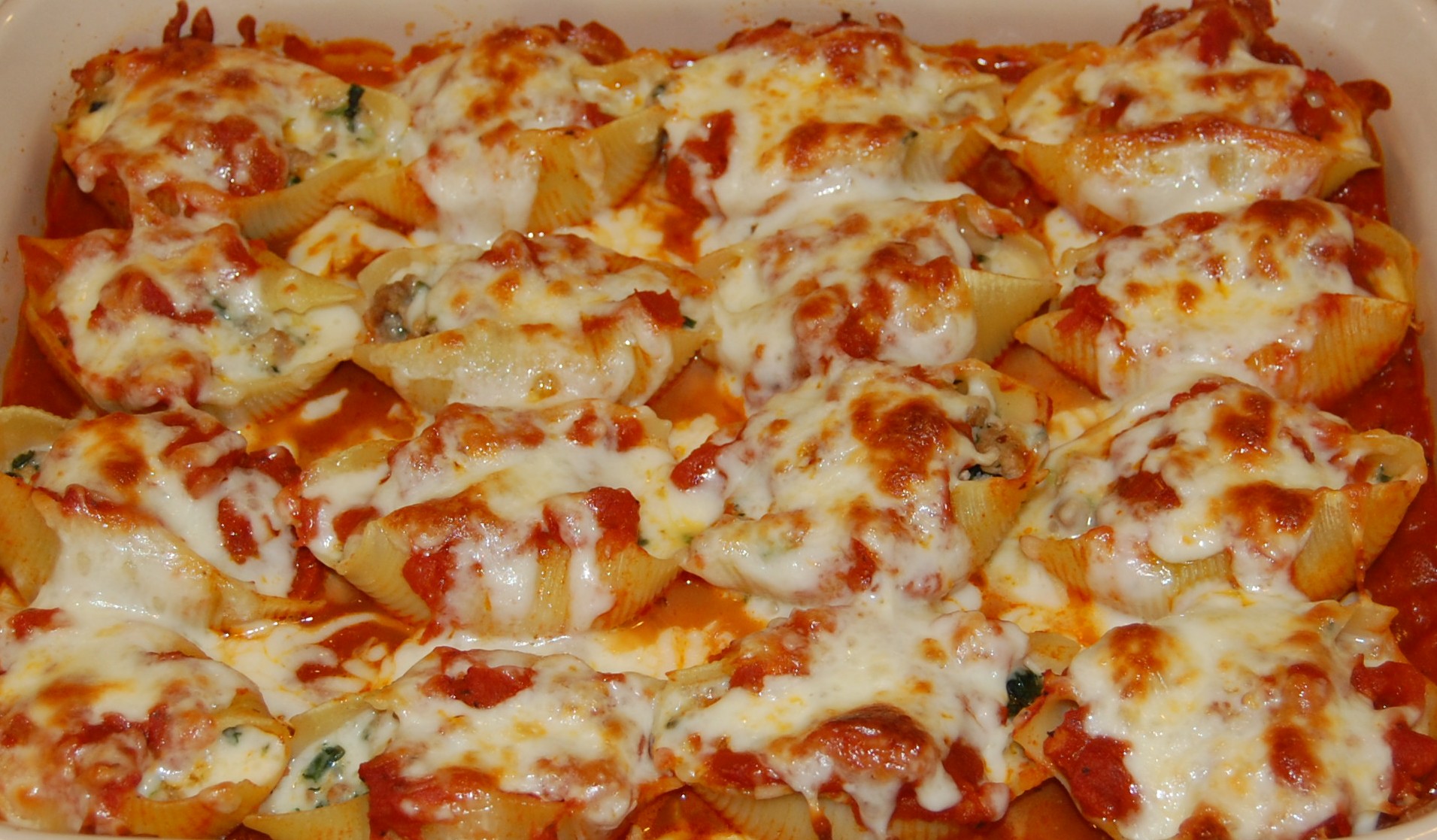 Spinach and Ricotta-Stuffed Shells 
