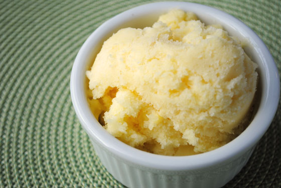 Sweet Celery and Pineapple Sorbet