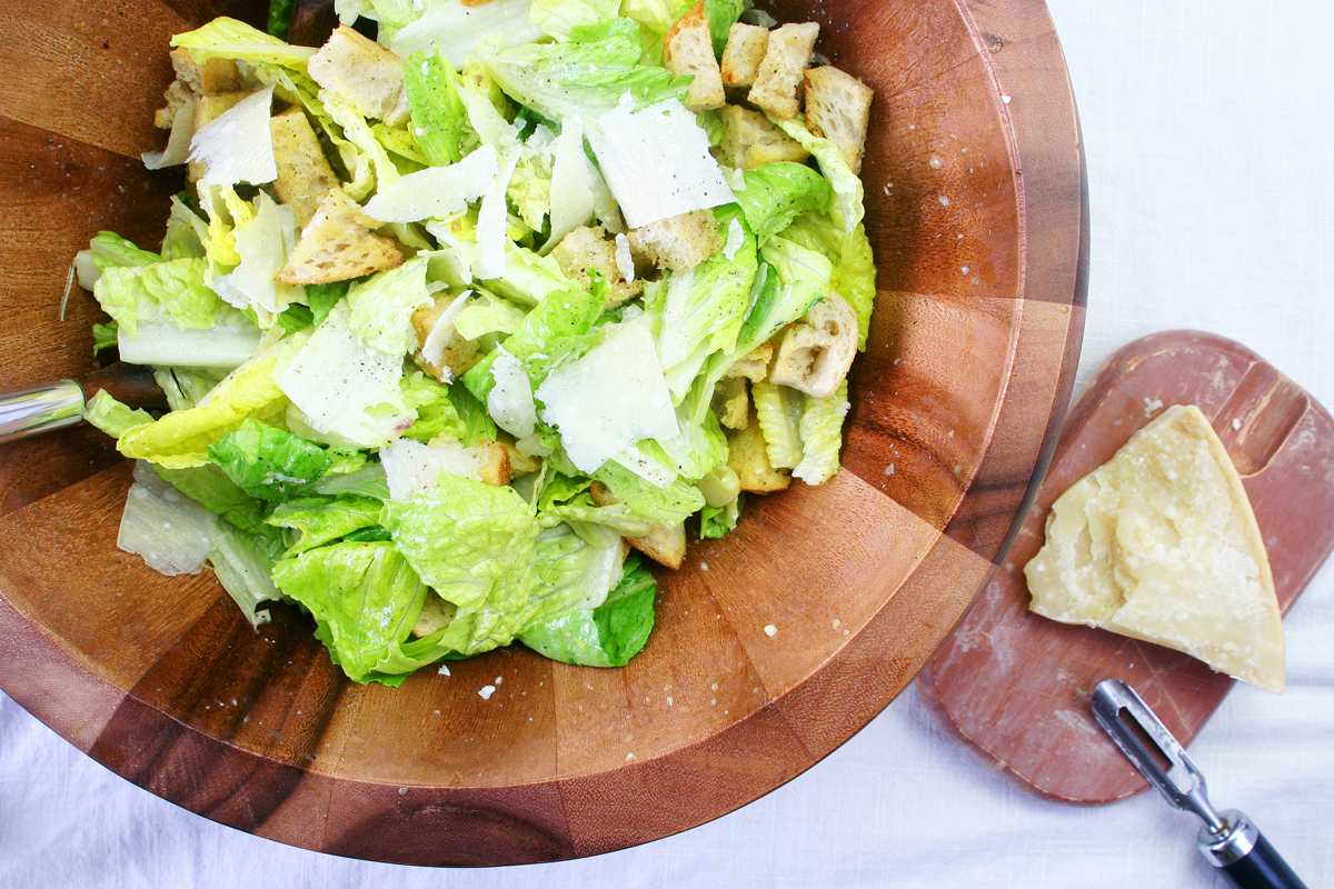 Mom's Lemony Caesar Salad