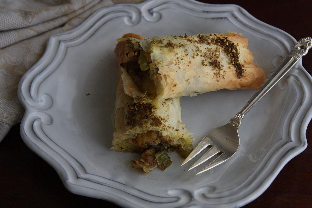 Eureka!  Burekas Stuffed with Celery, Fennel and Potato