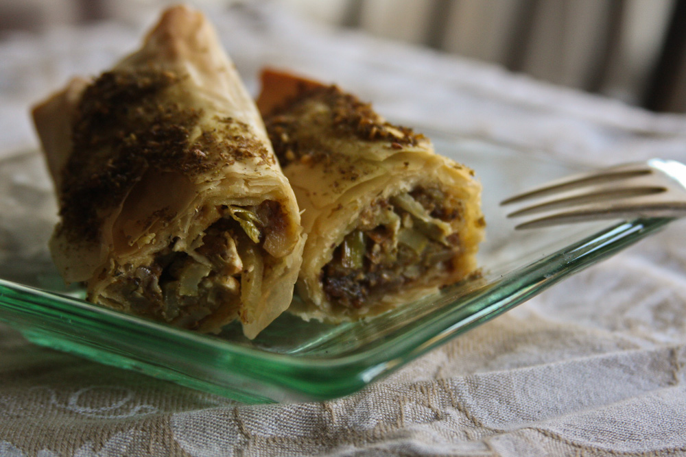 Eureka!  Burekas Stuffed with Celery, Fennel and Potato