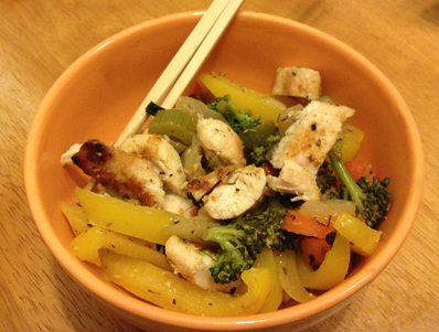 Jamaican Jerk Stir Fry with Celery and Carrots