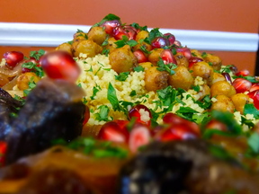 Sweet and savory moroccan couscous