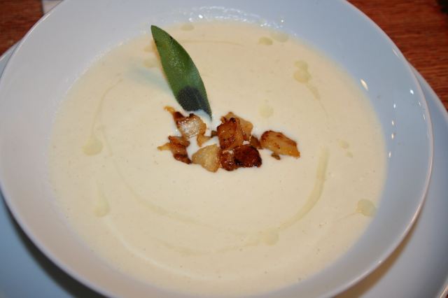 Outstanding Celeriac Soup with White Truffle Oil