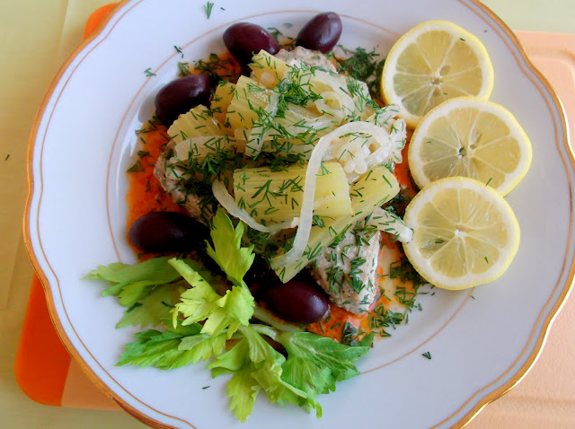 BRAISED CELERY AND POTATO-CELERY AIOLI