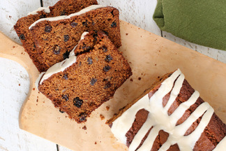 Irish Spice Bread with Whiskey Glaze