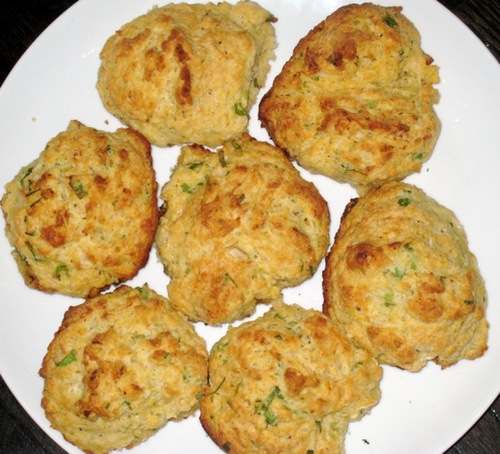 Scallion and Goat Cheese Drop Biscuits