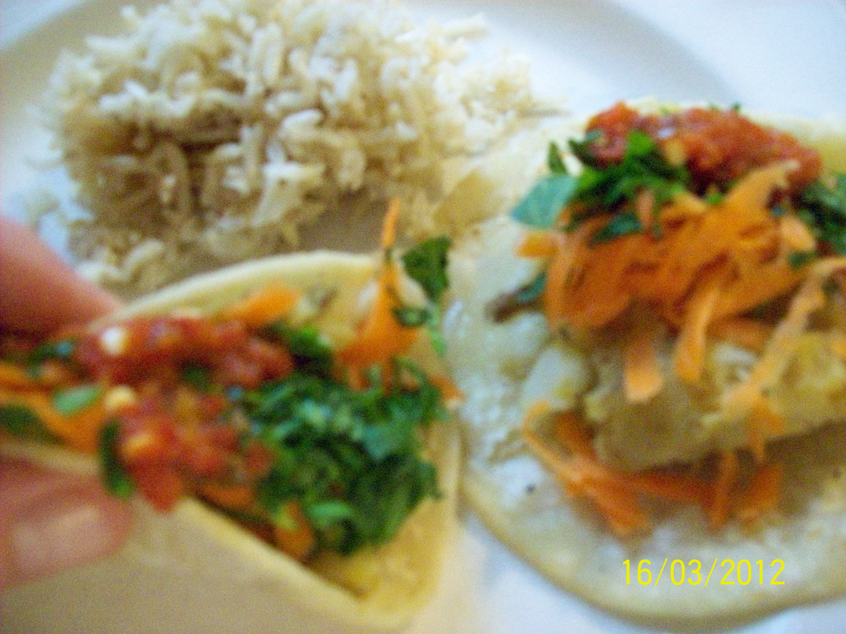Miniature Yellow Curry Potato Taco Snack