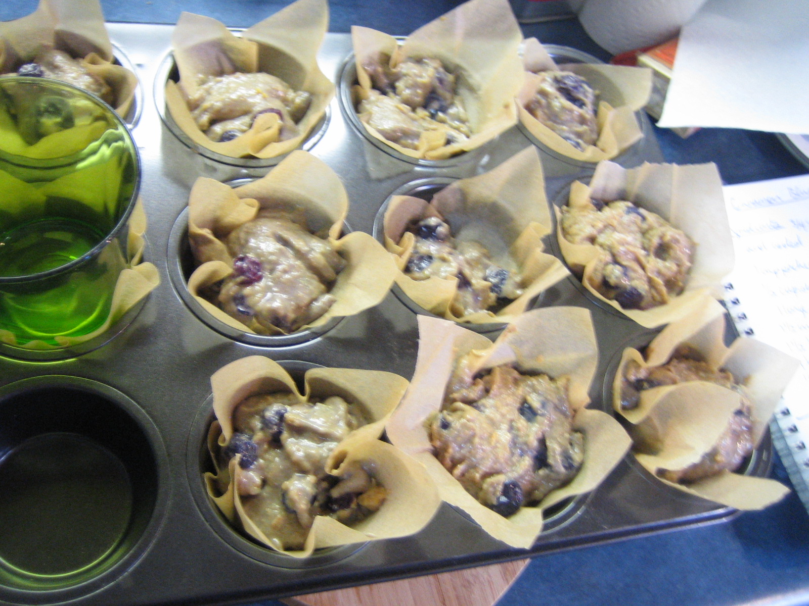 Blueberry and Flax Munchkin Muffins