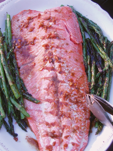 Maple Ginger Glazed Salmon