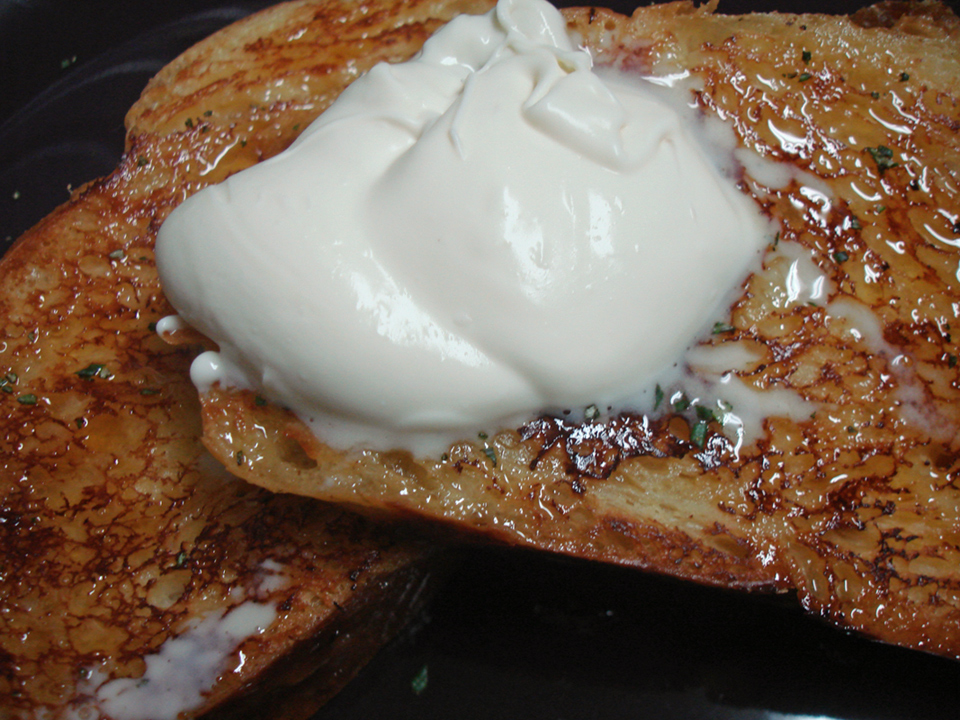 Maple Rosemary French Toast with Vanilla Crème Fraîche Recipe on Food52