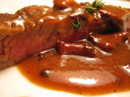 Wild Mushroom Teriyaki Flank Steak
