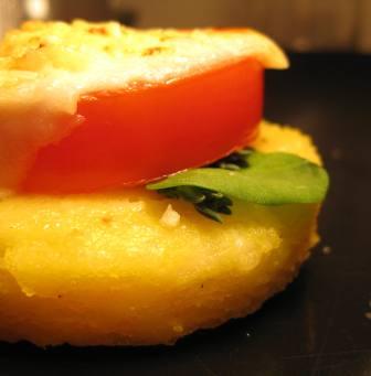 Individual Fresh Polenta Parmesan