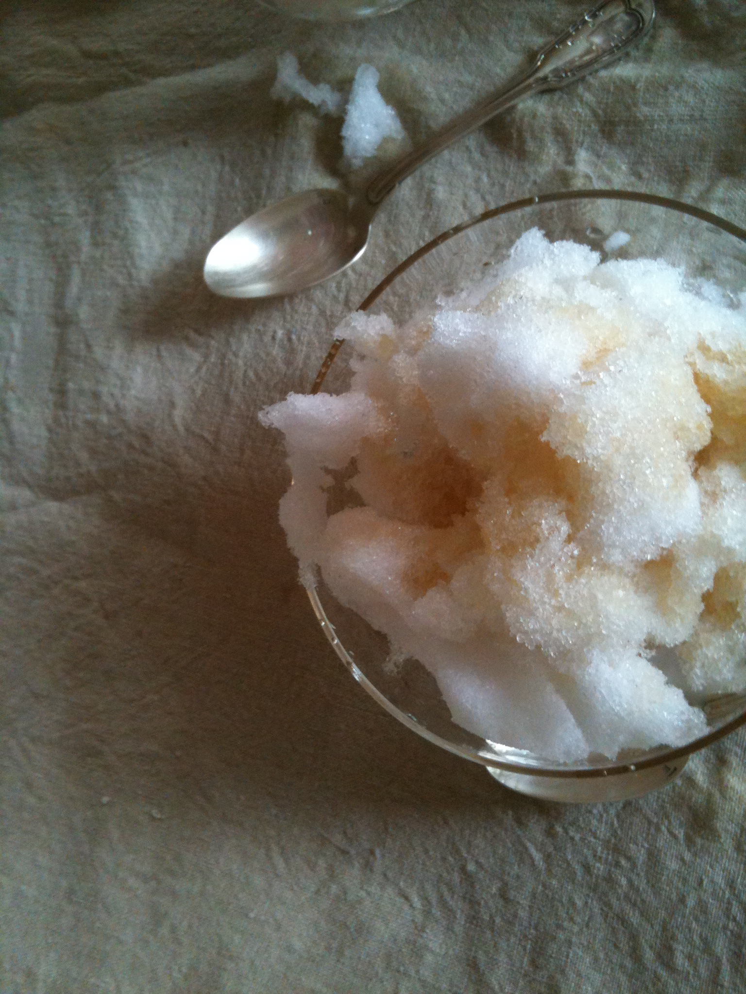 MAPLE BOURBON SNOW CONES