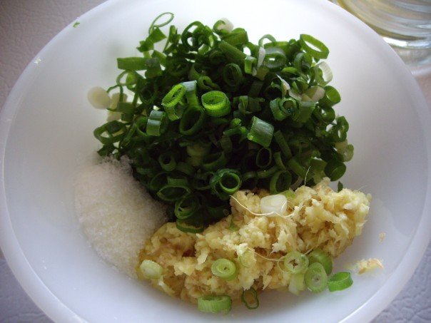 Ginger Scallion Oil aka Magic Sauce