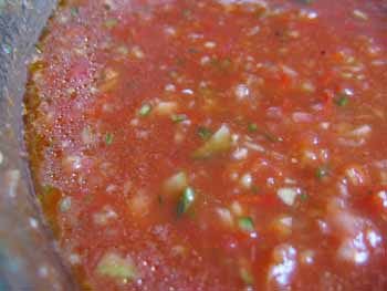 Gazpacho with Honeydew & Peppadew