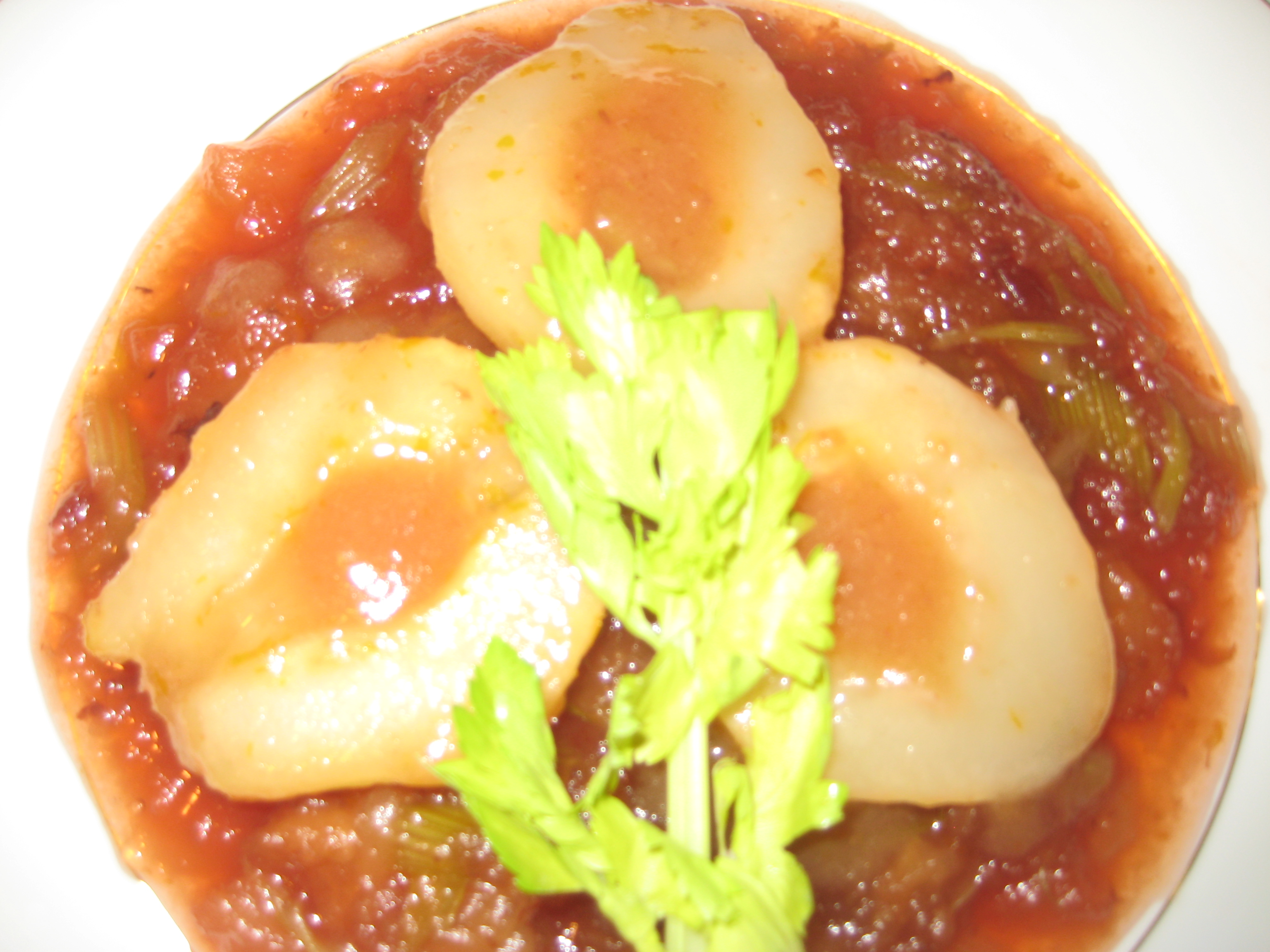 Roasted Celery, Pear-Apple Sweet Surprise