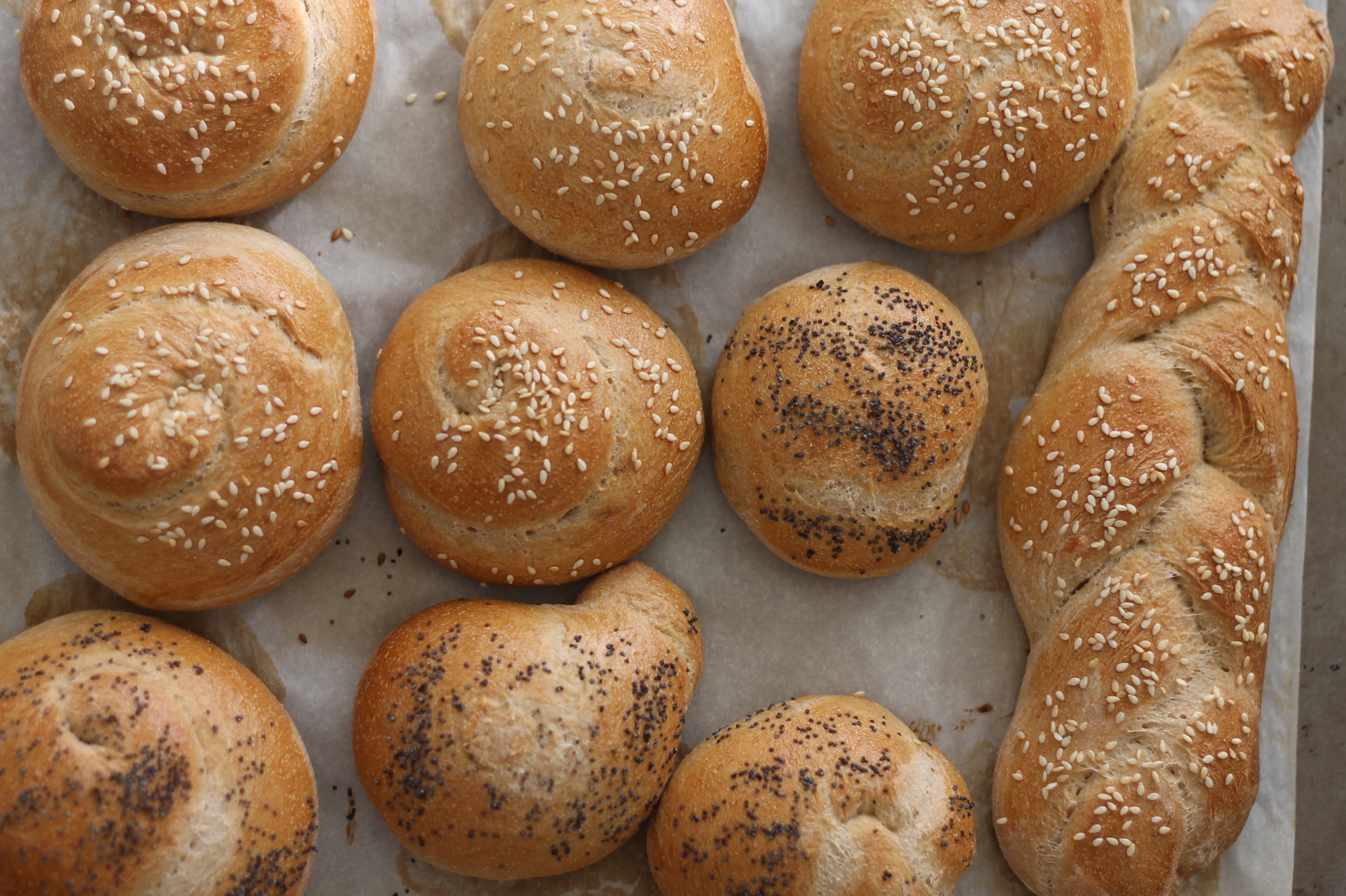 Shabat Bread Rolls and Mini Chalas