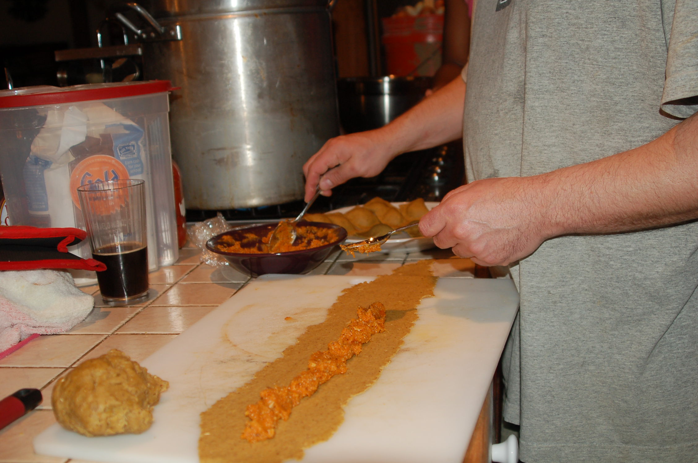 Shitake Pumpkin Ravioli with Sun-Dried Tomato Cream Sauce