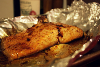 Maple Mustard Salmon