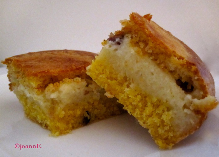 Cranberry & Custard Filled Cornbread