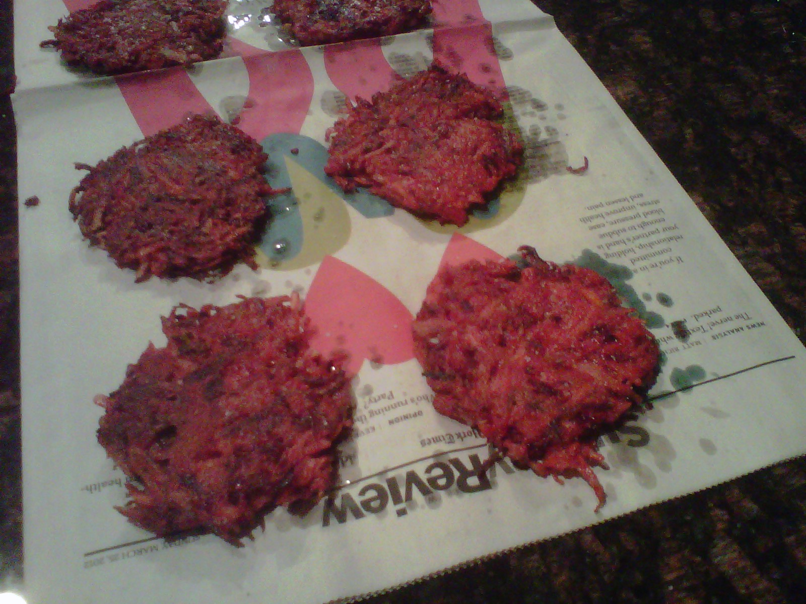 Rainbow Latkes