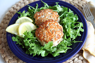 Citrus-Dill Salmon Cakes.