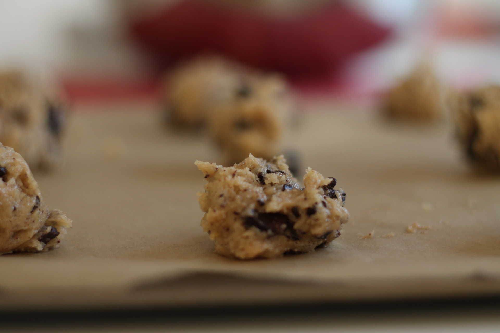 Dark Chocolate Chip Cookies with Cocoa Nibs recipe on