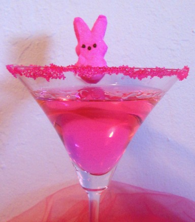 Easter Candy Cocktail "Peeptini"