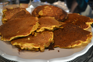 Gluten-Free Sweet or Savory Carrot Pancakes With Two Toppings